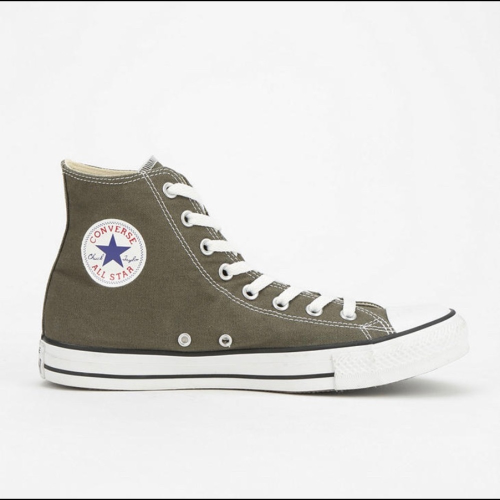 Army green converse